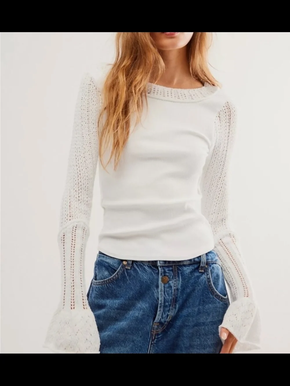 Free People Cuffing Season Top Size Small - Picture 1 of 6
